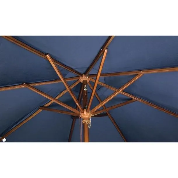 Bolero Navy Blue Round - 2.5m Pulley Parasol view 3