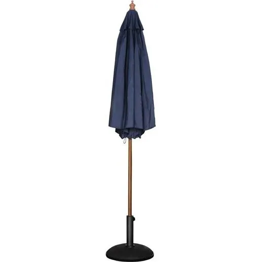 Bolero Navy Blue Round - 2.5m Pulley Parasol view 2