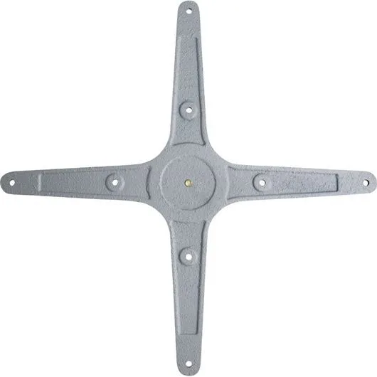 Bolero Aluminium Twin Leg Table Base view 3