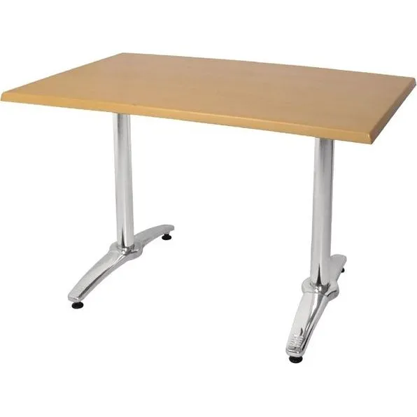 Bolero Aluminium Twin Leg Table Base view 4