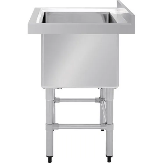 Vogue St/St Deep Pot Sink - 770mm (w) X 600mm (d)  (90mm Drain) view 5
