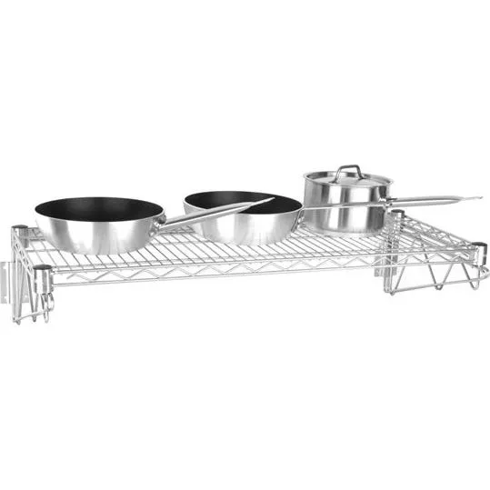 Vogue Wire Wall Shelves - 1220 X 360mm view 3