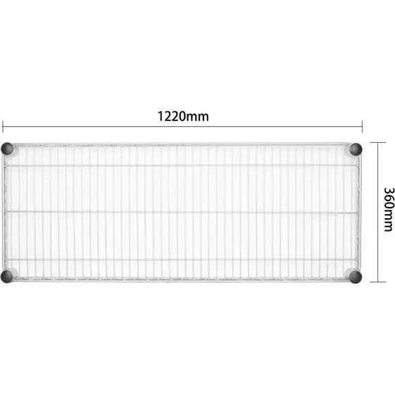 Vogue Wire Wall Shelves - 1220 X 360mm view 6