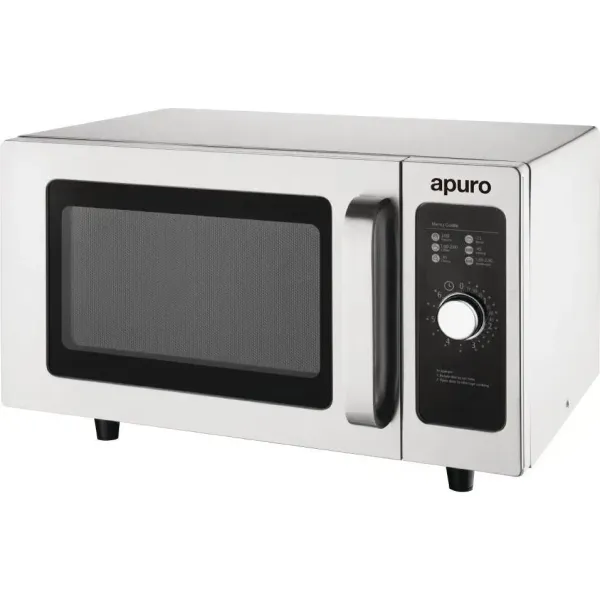 Apuro Commercial Microwave - Manual Light Duty - 25Ltr