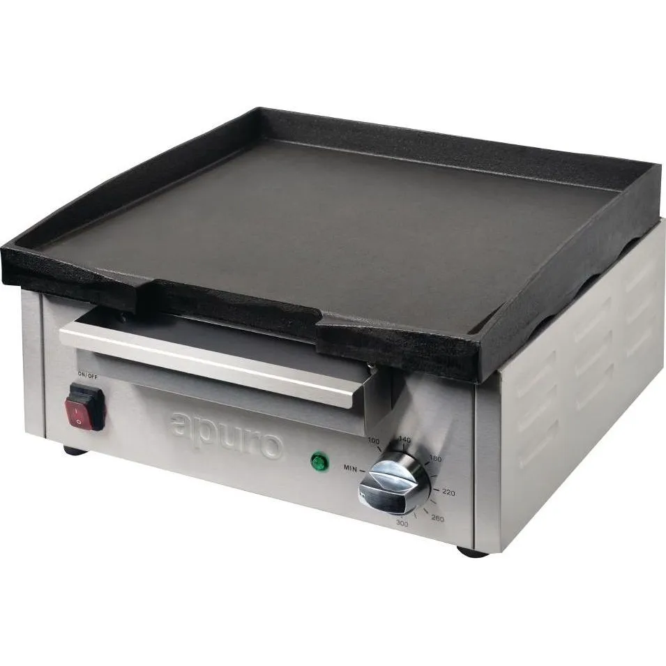 Apuro Counter Top Electric Griddle - 380x385mm
