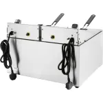 Apuro Double Electric Fryer with Timer - 2x8Ltr - 2x2.9kW