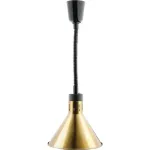 Apuro Retractable Conical Heat Shades - Gold Finish