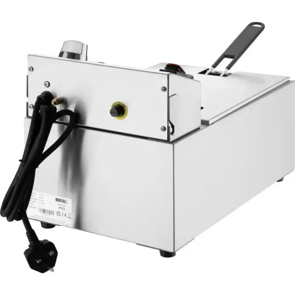 Apuro Single Electric Fryer with Timer - 5Ltr - 2.8kW
