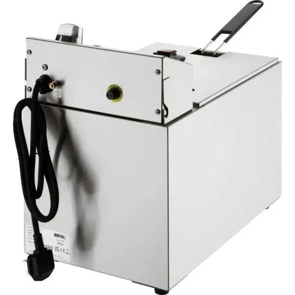 Apuro Single Electric Fryer with Timer - 8Ltr - 2.9kW