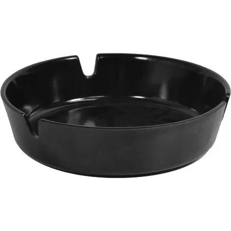 Ashtray Bakelite Black — 120mm