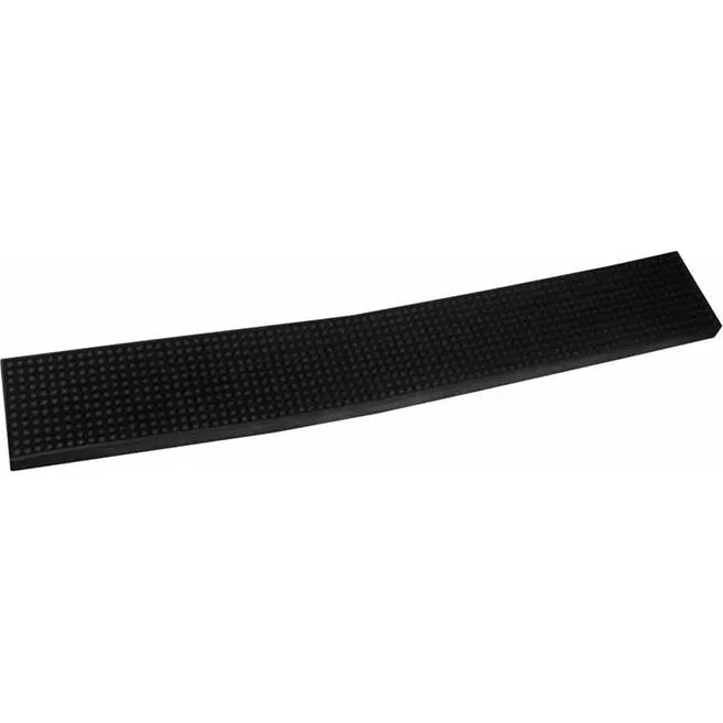 Bar Mat Black Rubber 590x80x16mm