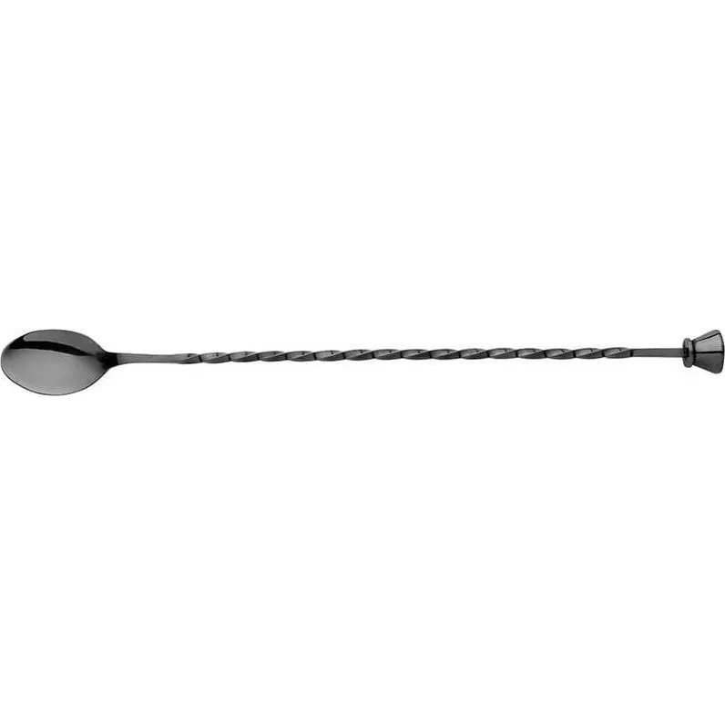 Bar Spoon Stainless Steel Black — 320mm