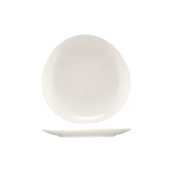 Bauscher Purity Asymmetric Coupe Plate 290mm