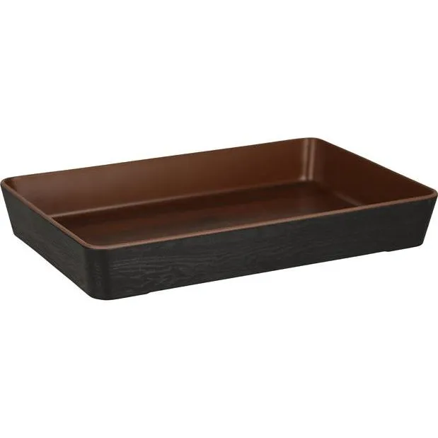 Bento Box Inroom Tray Base Walnut/Black