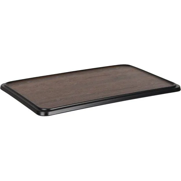 Bento Box Inroom Tray Lid Walnut/Black
