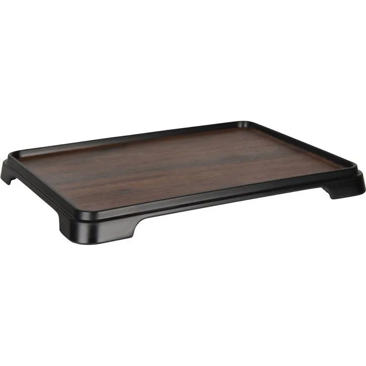 Bento Box Inroom Tray Riser Walnut/Black