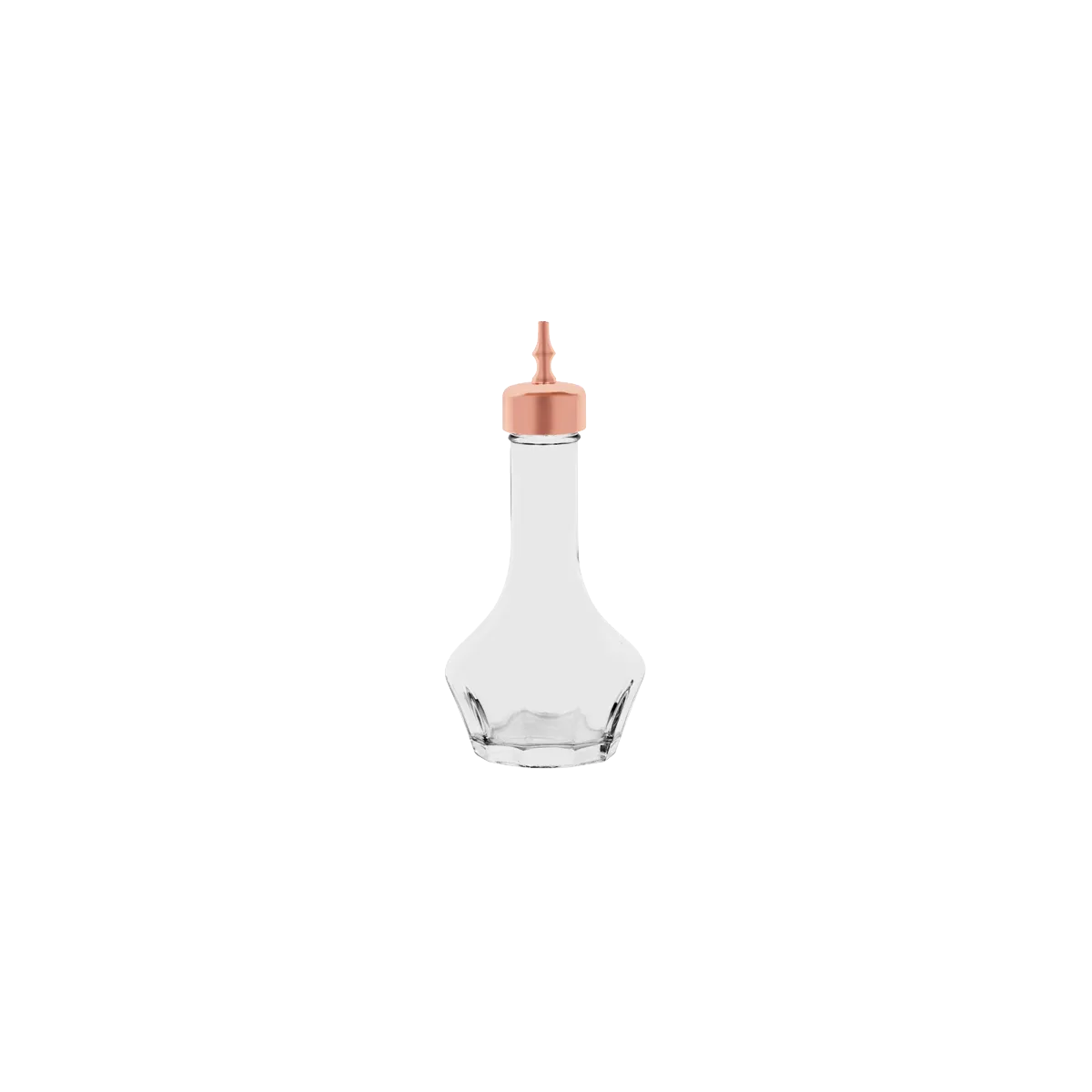 Bitter Bottle 50ml Glass with Rose Gold Lid