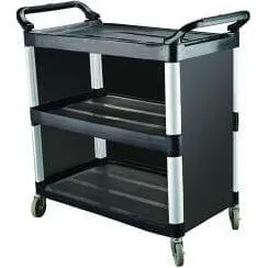 Utility Trolley-3 Shelf | Closed Sides | 845x430x950mm