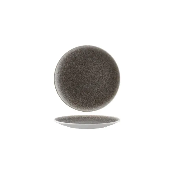 Bonna Luca Wood Round Coupe Plate 210x20mm S-Mt-Lucwdgrm21dz