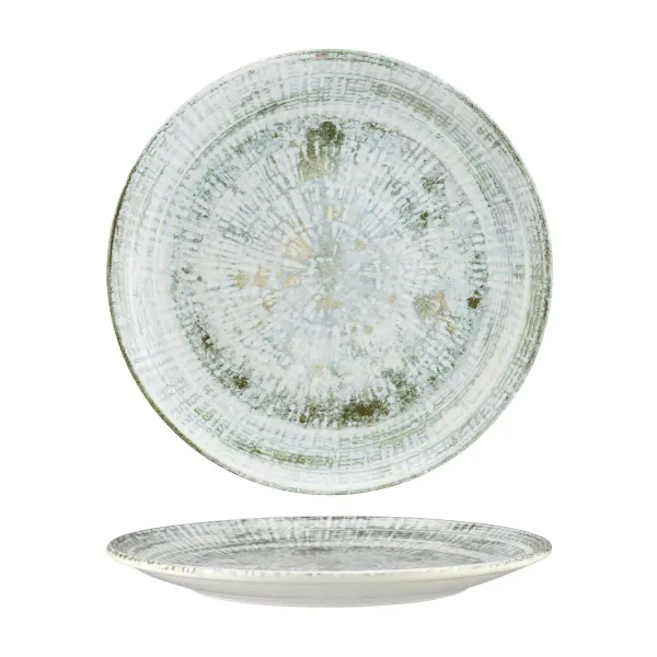 Bonna Odette Olive Round Coupe Plate 270x30mm (odtolgrm27dz)