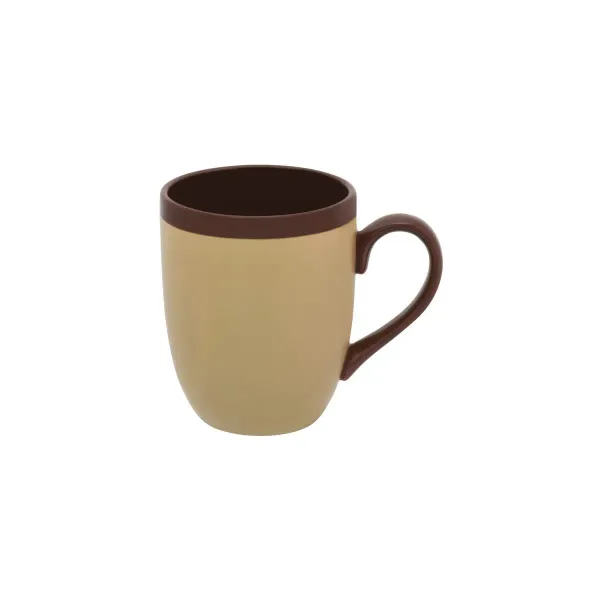 Brew-Harvest/ Brown Two Tone Gloss Mug 380ml