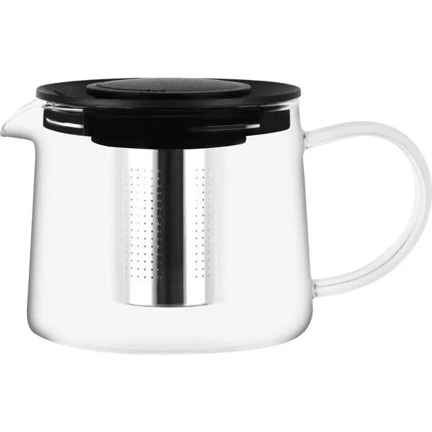 Brew Infusion Glass Teapot W/Filter & Pp Lid 600ml