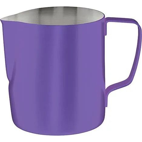 Brew Milk Frothing Jug Powder Coated Exterior 600ml Purple