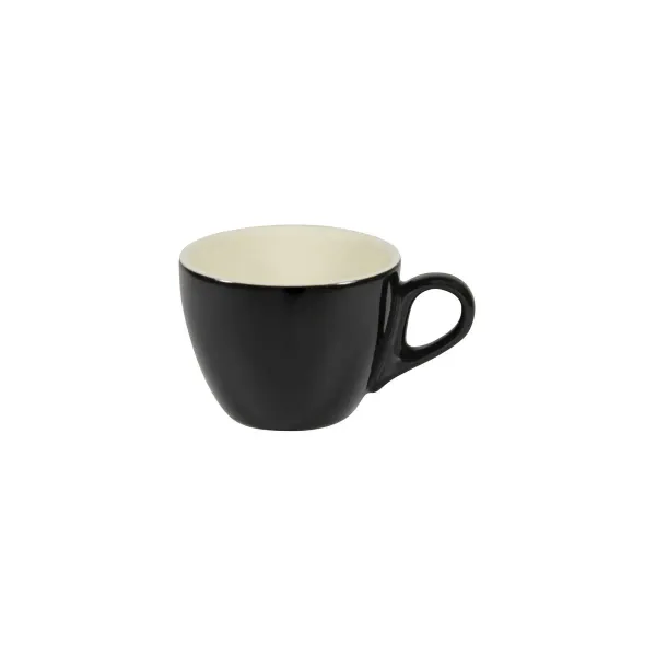 Brew-Onyx/White Large Flat White Cup 220ml
