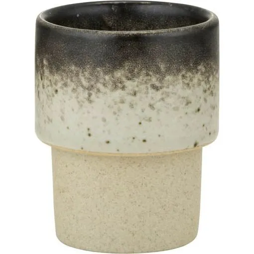 Brew Pottery-Creamy Clove Espresso Tumbler Stack No Hdl 90ml