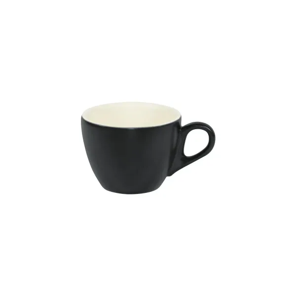 Brew-Smoke/White Matt Large Flat White Cup 220ml