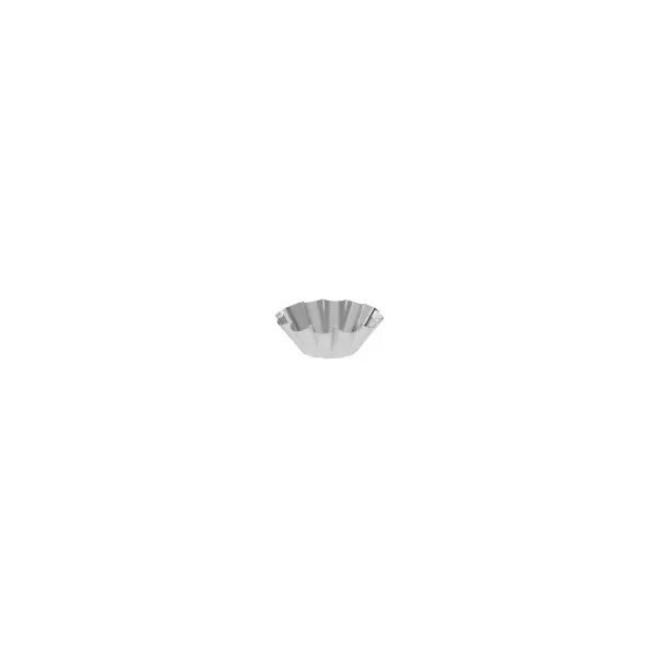 Brioche Mould 12 Ribs Fixed Base — 65x25mm