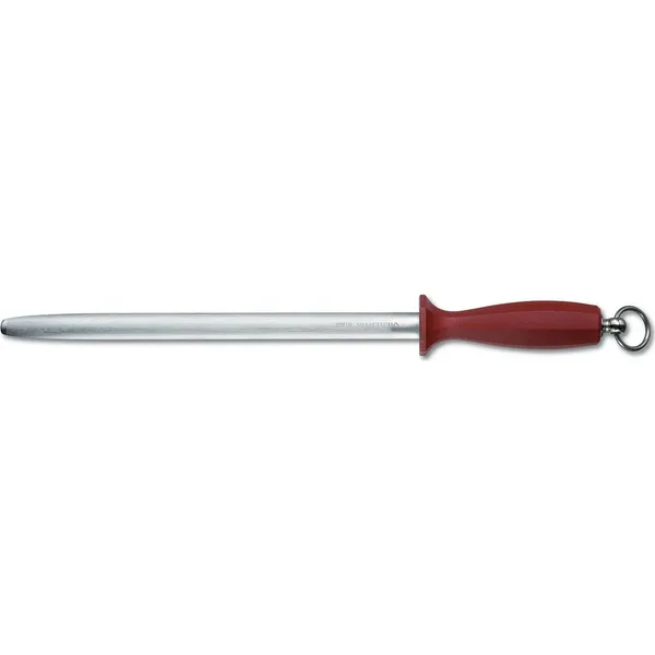 Butchers Sharpener Steel, 3cm, Oval, Micro Fine Cut - Nylon Handle