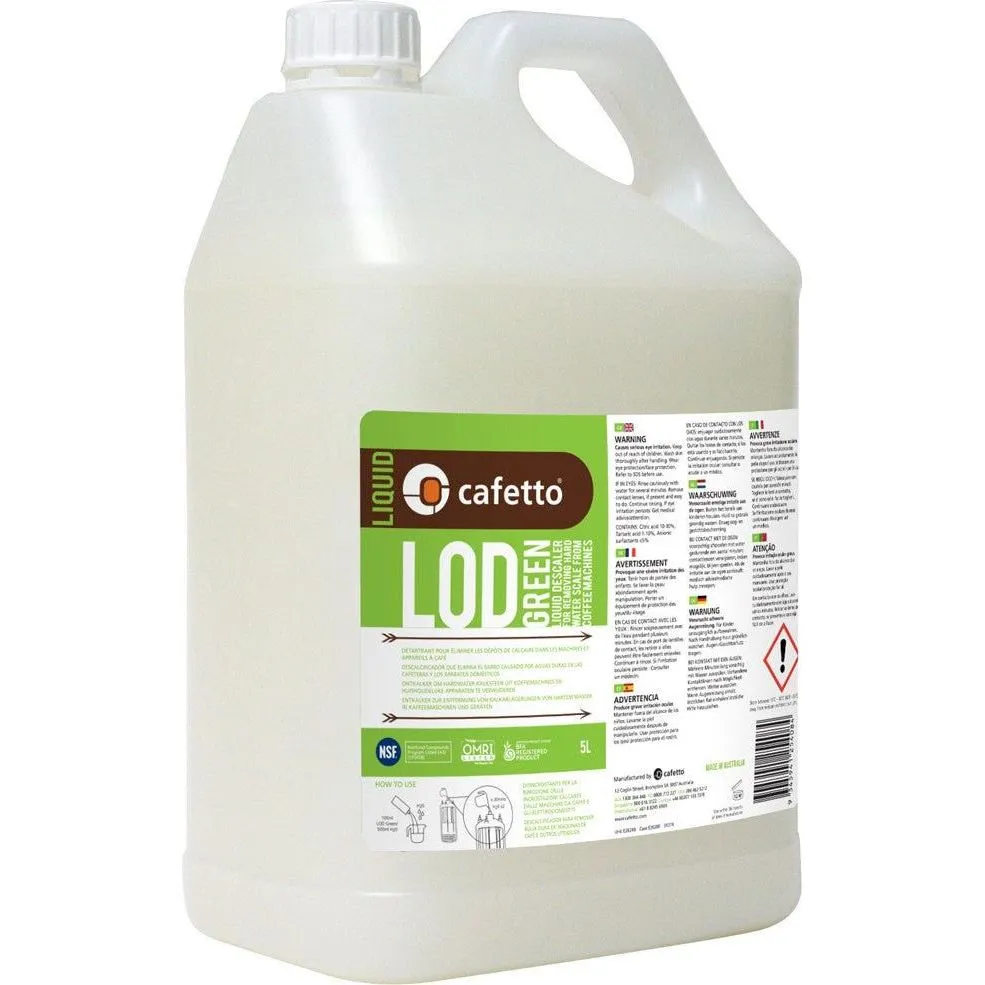 Cafetto 5 Litre Liquid Organic Descaler