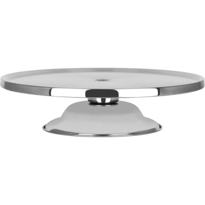 Cake Stand Stainless Steel — 300x75mm