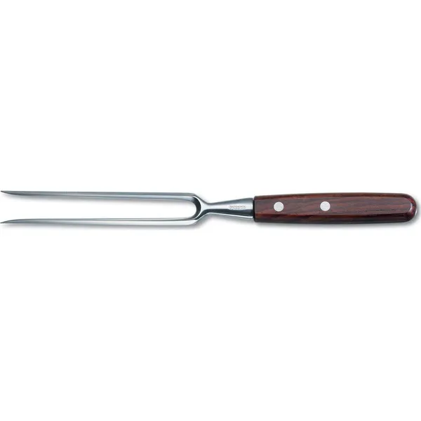 Carving Fork, 18cm, Forged Tines - Wood