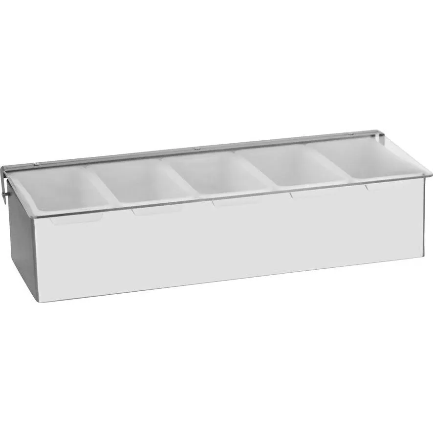 Chef Inox Condiment Dispenser S/S 5 Comp