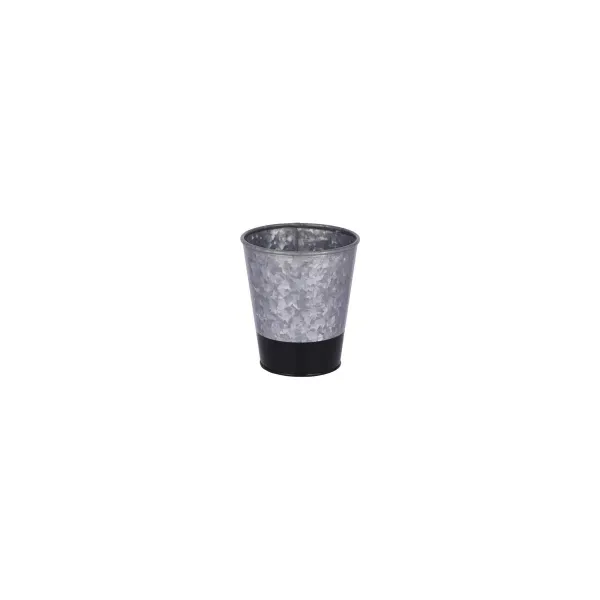 Chef Inox Coney Is Galvanised Pot 95x105mm Dipped Blk