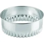 Cutter Round Crinkled Stainless Steel — 38mm
