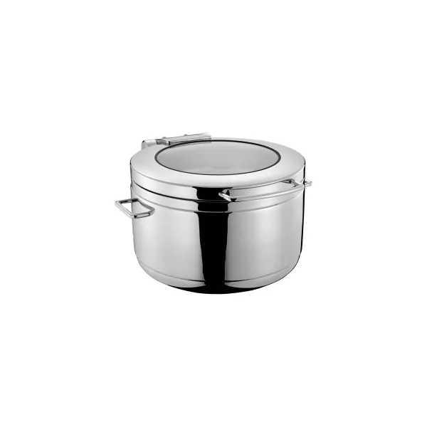Chef Inox Induction Soup Station W/Glass Lid 18/8 11.0lt