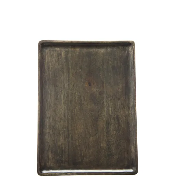Chef Inox Rect Serving Board Mangowood 400x200x15mm Dark