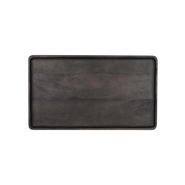 Chef Inox Rect Serving Board Mangowood 430x250x15mm Dark