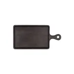 Chef Inox Rect Serving Board W/Hdl Mangowd 300x200x15mm Drk
