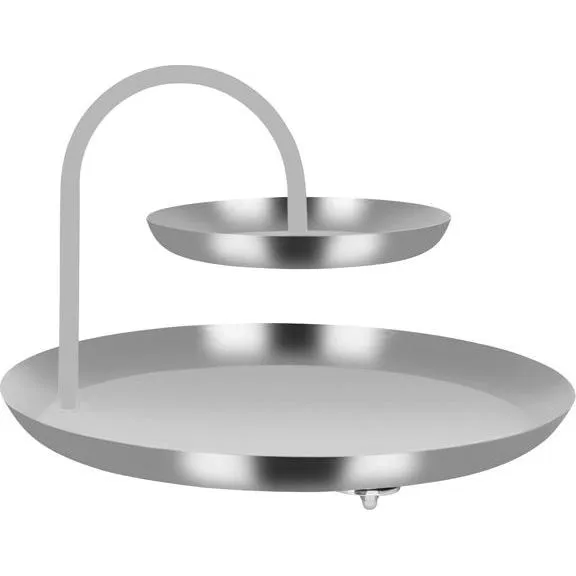 Chef Inox Round 2-Tier Seafood Stand S/S 360x360x240mm