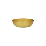Chef Inox Round Serving/Seafood Bowl Hammered 250mm Brass