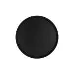 Chef Inox Round Tray Non Slip Fibreglass 400mm Black