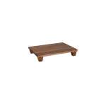 Display Stand GN1/2 Acacia With Legs — 325x265x50mm