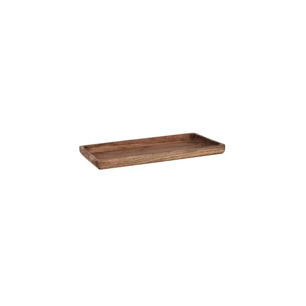 Chef Inox Serve Rectangular Trays Acacia 355x180x25mm