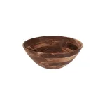 Chef Inox Serve Round Display Deep Bowl Acacia 430x160mm
