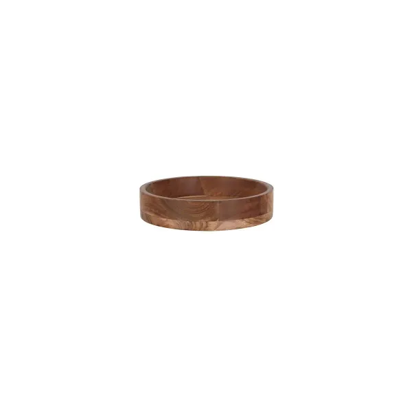 Chef Inox Serve Round Display Platter Acacia 240x50mm