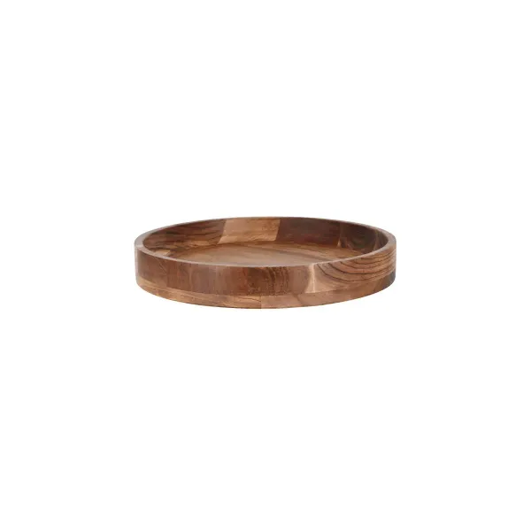 Chef Inox Serve Round Display Platter Acacia 355x50mm